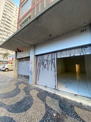 Visão do ponto Loja para alugar, 74 m² por R$ 3.800,00/mês - Centro - Campinas/SP